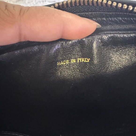 Vintage Chanel Womens Black Lambskin Leather Tassel Camera Chain Shoulder Bag - Picture 3 of 9